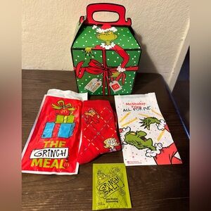 🎄 2025 McDONALD'S Grinch Socks Christmas Adult Happy Meal Single or